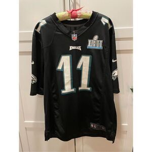 Philadelphia Eagles 2018 Super Bowl LII On Field Carson Wentz Jersey Men’s XL